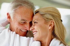 A happy man with enhanced abilities after the age of 50